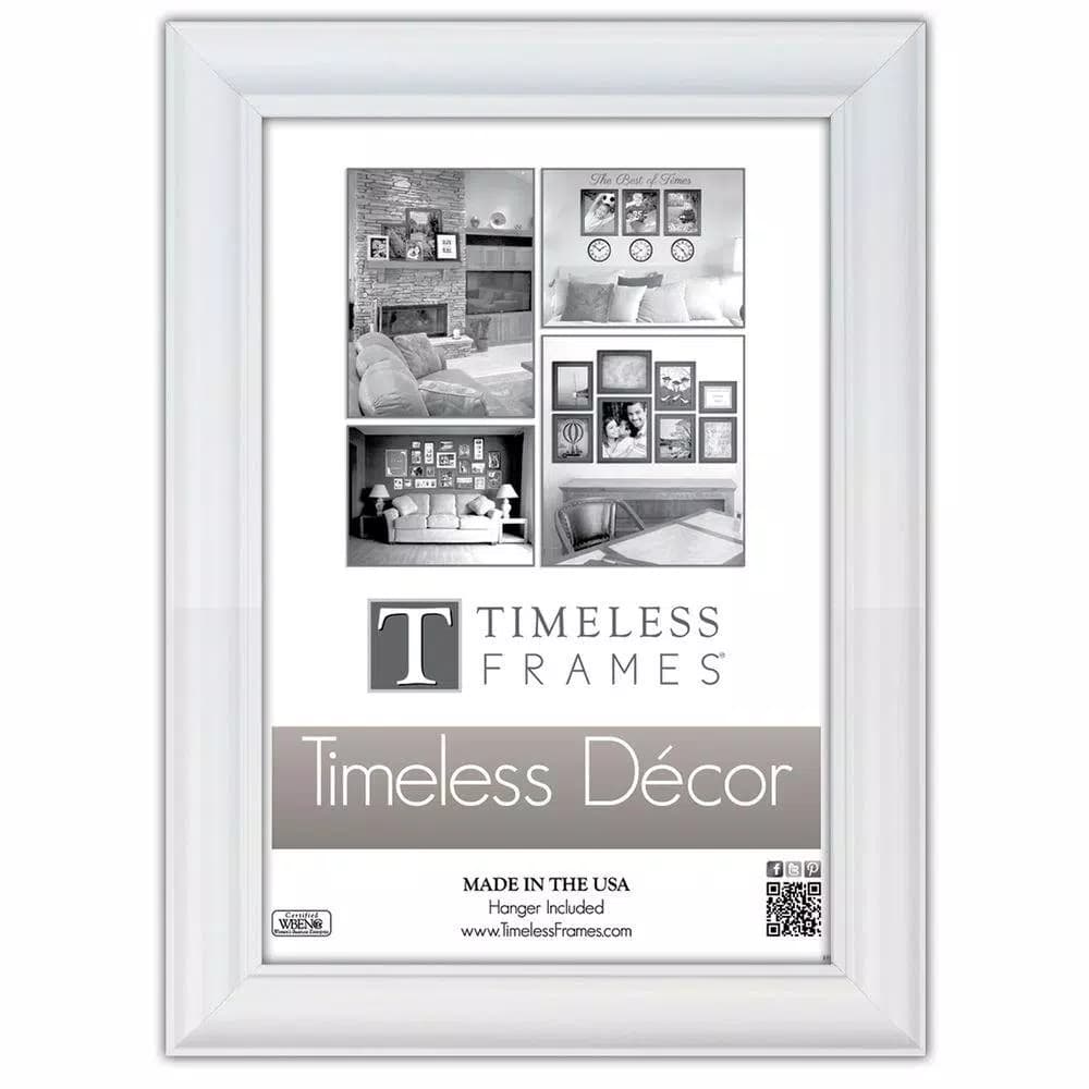 Timeless Frames Boca 18 x 24 in. White Picture Frame with UV Glass