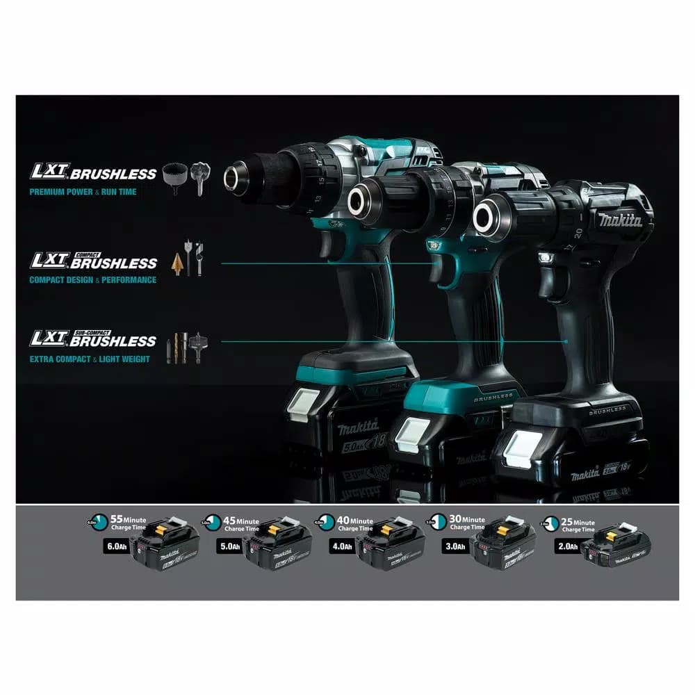 Makita 18V LXT Sub-Compact Brushless Cordless 1/2 in. Driver Drill (Tool Only)