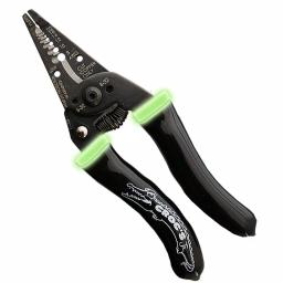 Rack-A-Tiers Croc's Jr. Needle Nose Wire Strippers, 8-22 AWG, Ergonomic Rubber Grip thumbnail 1