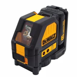 DEWALT 12V MAX Red Self-Leveling Cross-Line Laser Level Kit with AA Starter Pack thumbnail 1