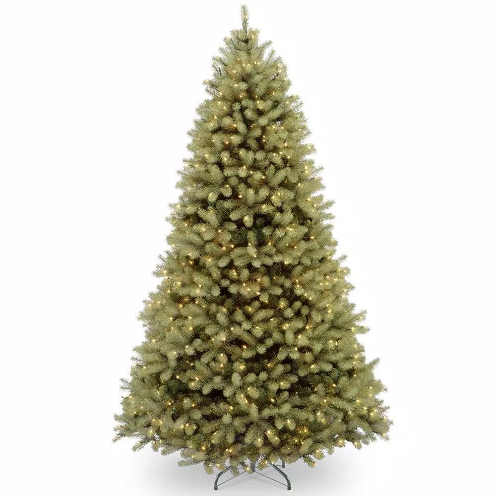 National Tree Company 10 ft. Downswept Douglas Fir Artificial Christmas Tree with 1000 Dual Color LED Lights