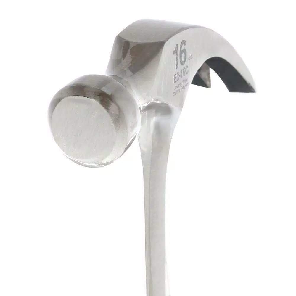 Estwing 16 oz. Curved Claw Rip Hammer, 1-Piece Forged Steel with Shock Reduction Grip