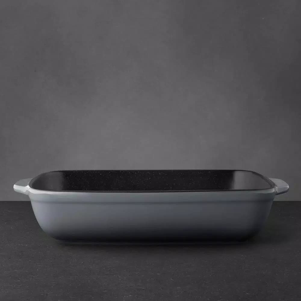 BergHOFF GEM Stoneware Non-Stick Large Rectangular Baking Dish, 3.5 Qt, Gray