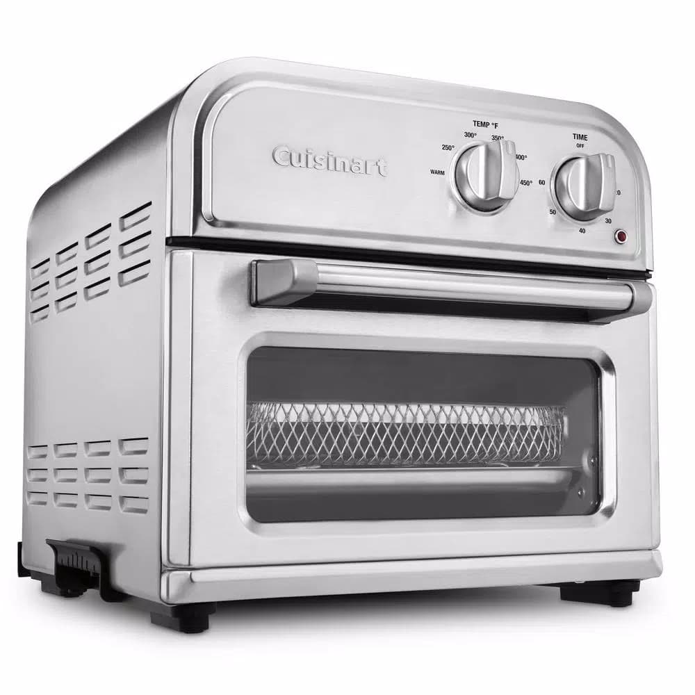 Cuisinart Compact Stainless Steel Air Fryer with Fry Basket and Drip Tray