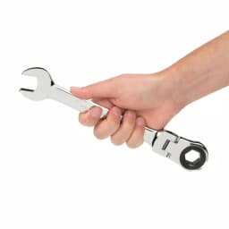 TEKTON 13/16 in. Flex-Head Ratcheting Combination Wrench, 72-Tooth, 6-Point thumbnail 2