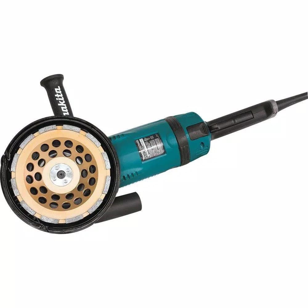 Makita 7 in. Angle Grinder, 15 Amp, Soft Start, 8000 rpm