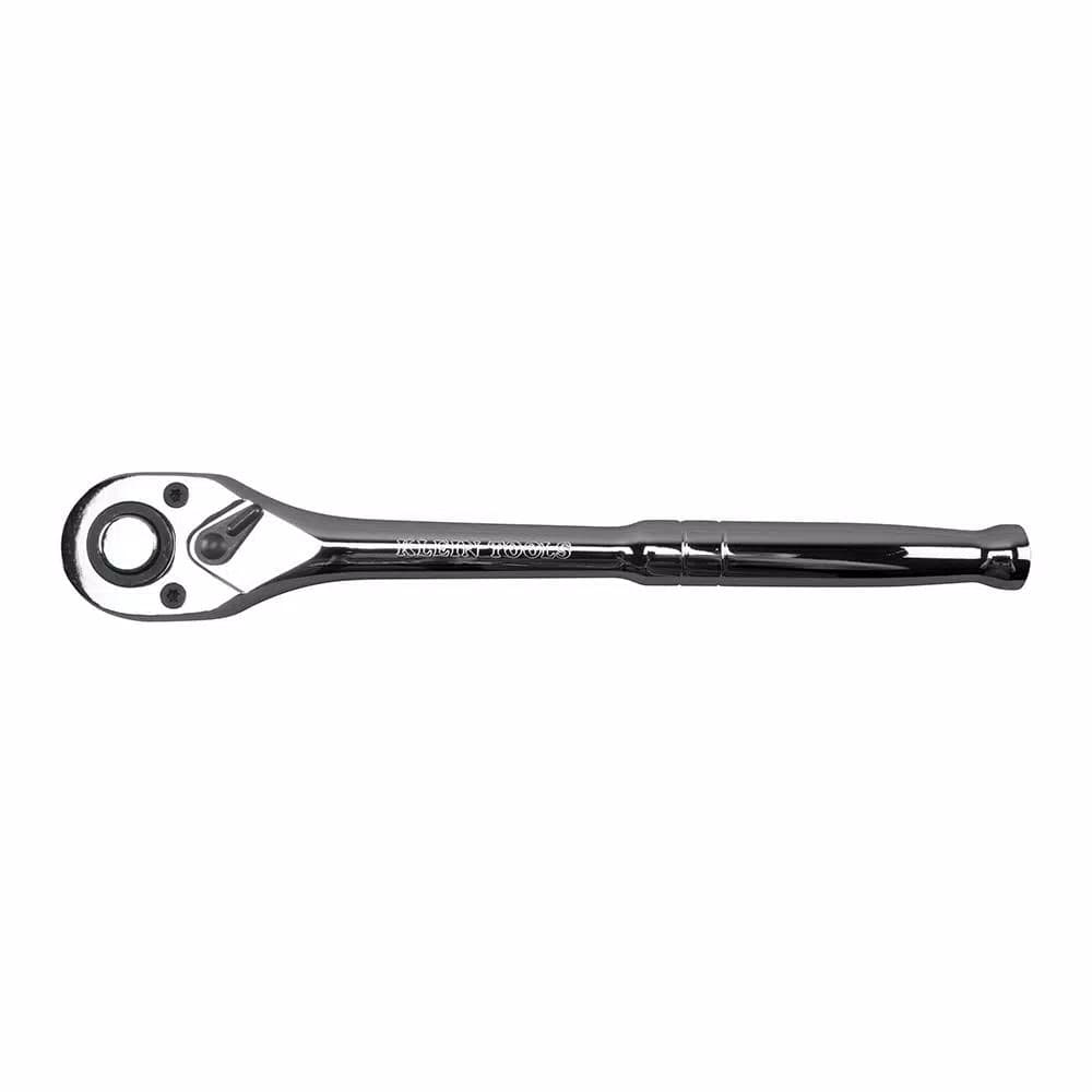 Klein Tools 1/2 in. Drive Alloy Steel Ratchet, 10 in.