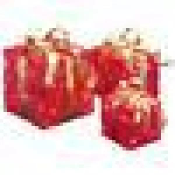 National Tree Company Pre-Lit Red Sisal Gift Box Assortment with Gold Bows - 3 Piece Set