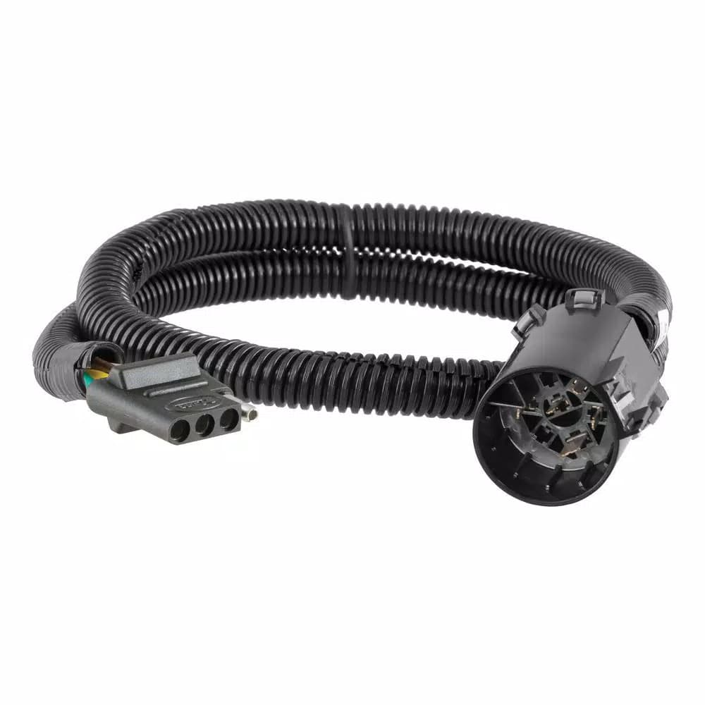 CURT 4-Way Flat Replacement Socket - Plugs into USCAR OEM Vehicle Socket