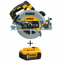 DEWALT 20V MAX XR Brushless 7-1/4 in. Cordless Circular Saw with 5.0Ah Battery thumbnail 1