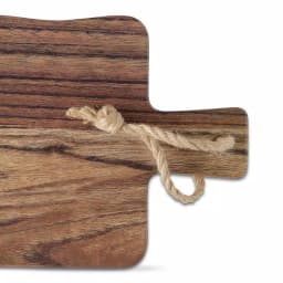 Tag Barnwood Brown Melamine Cheese Serving Board - Rustic Rectangular Cheese Platter thumbnail 2