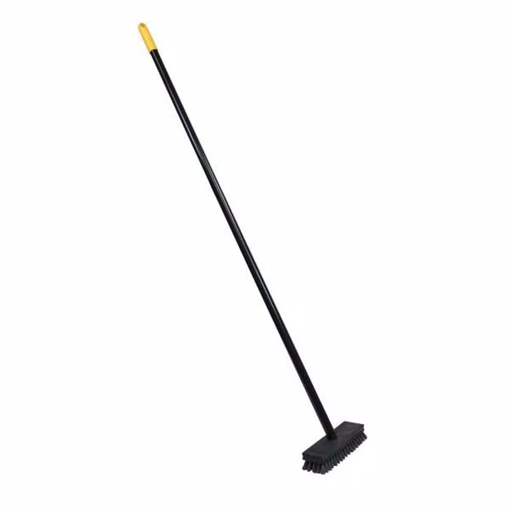 Quickie Professional Deck Scrub Brush with 54 in. Long Handle, 4-Pack