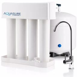 AQUASURE Premier PRO 100 GPD Reverse Osmosis Water Filtration System with LED Chrome Faucet thumbnail 1