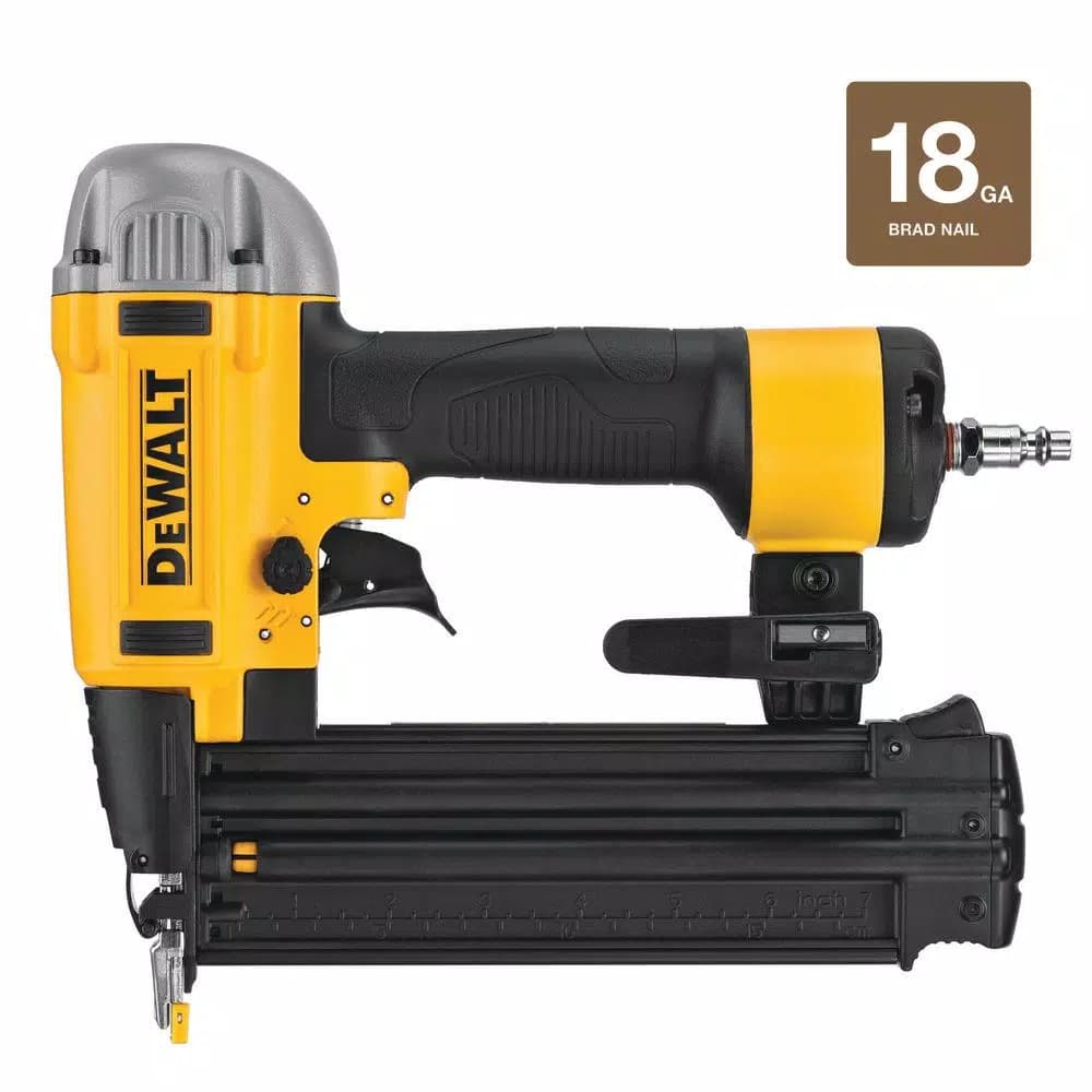 DEWALT 18-Gauge Pneumatic Brad Nailer, 5/8 in. to 2-1/8 in.