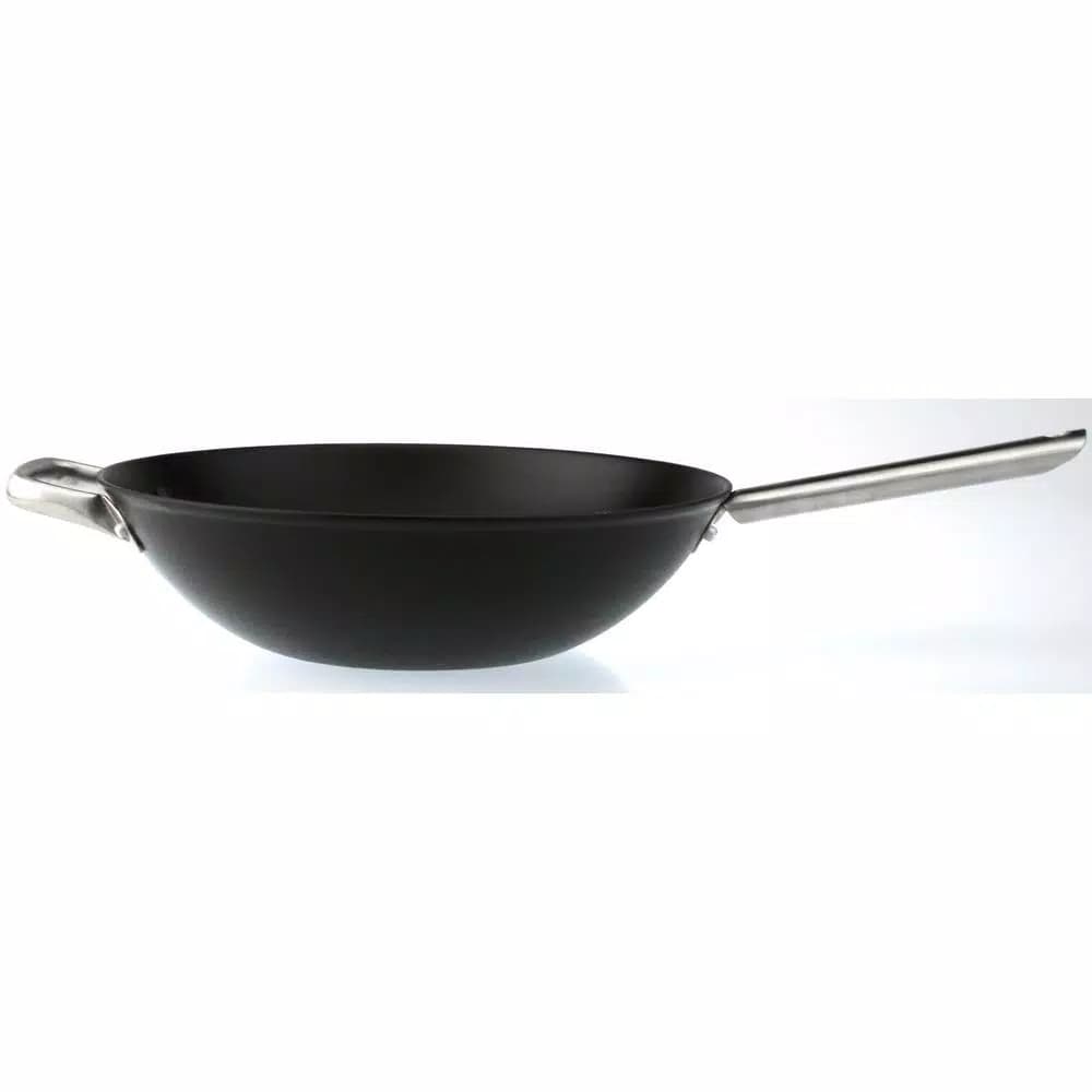 BergHOFF Geminis 13.5 in. Spun Cast Iron Wok with 3-Layer Non-Stick Ceramic Coating