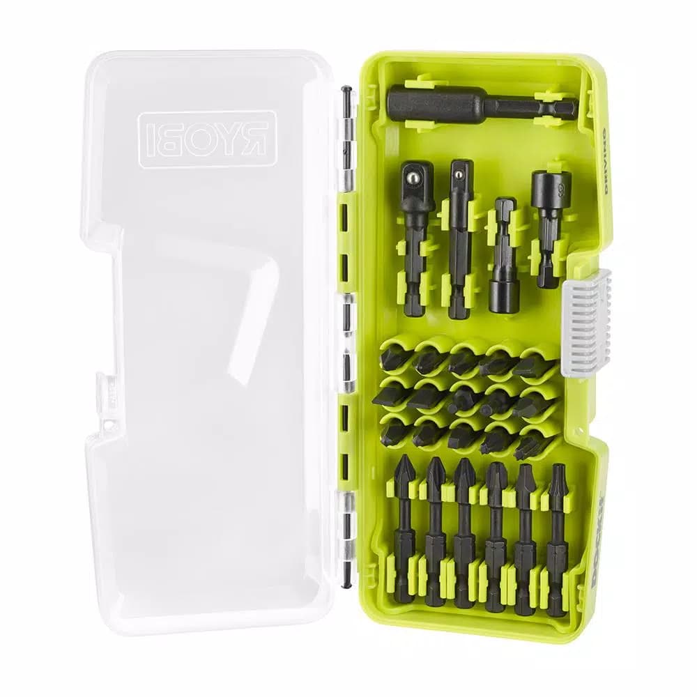 RYOBI 26-Piece Impact Driving Bit Set with Torsion Zone Technology