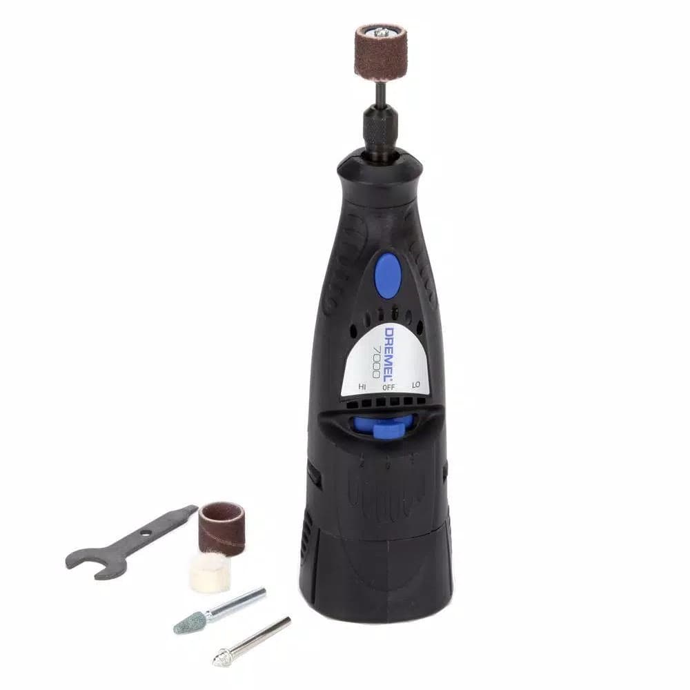 Dremel 7000 Series 6V Cordless Dual Speed Rotary Tool Kit with 5 Accessories