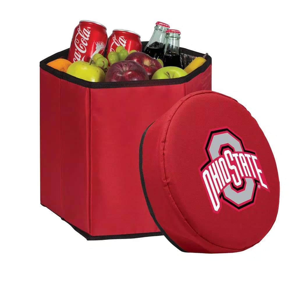 Picnic Time Ohio State Buckeyes 12 Qt. Bongo Collapsible Soft-Side Cooler - Red