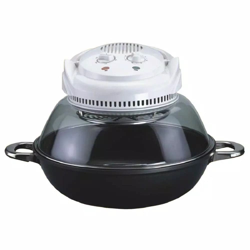 SPT 1200W Wok and Convection Countertop Oven with Built-In Timer