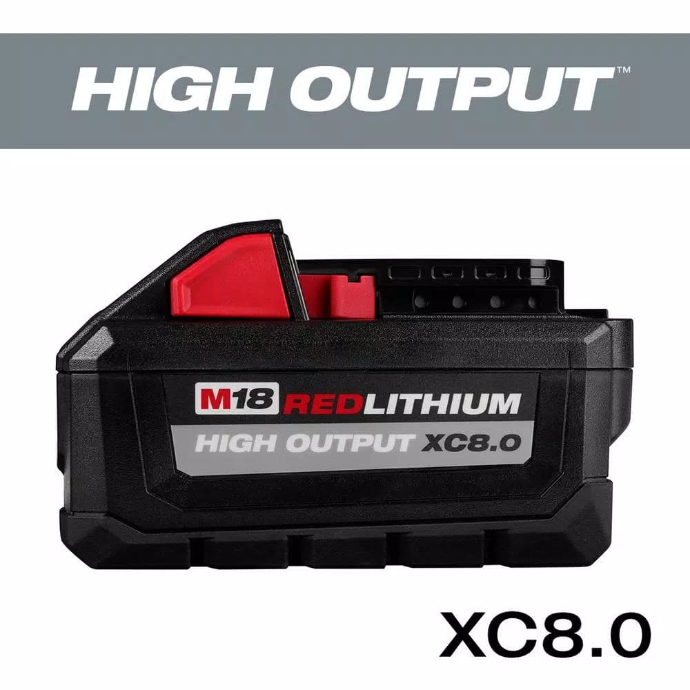 Milwaukee M18 REDLITHIUM HIGH OUTPUT XC 8.0 Ah 18V Lithium-Ion Battery