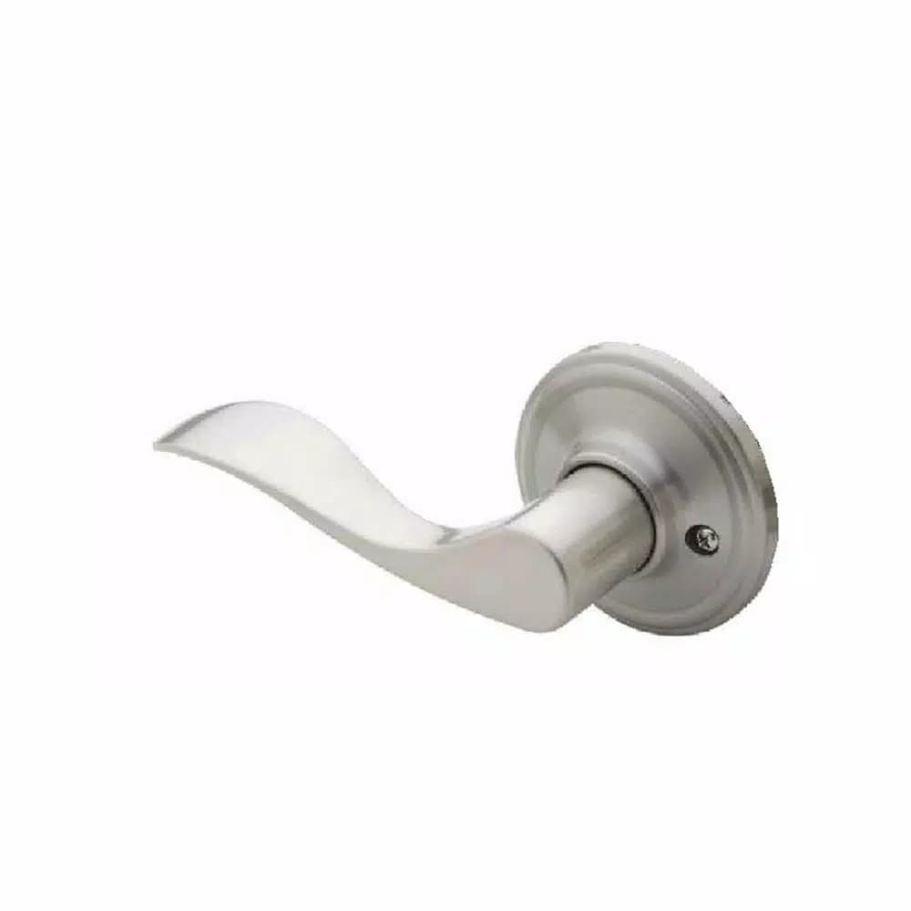 Copper Creek Wave Satin Stainless Steel Dummy Door Lever