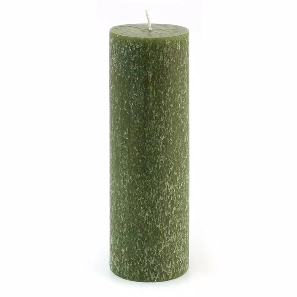 ROOT CANDLES A.I. Root Timberline Dark Olive Pillar Candle, 3 in. x 9 in.