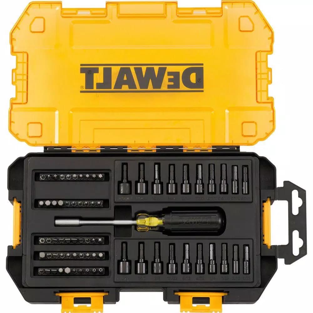 DEWALT 70-Piece 1/4 in. Multi-Bit and Nut Driver Set