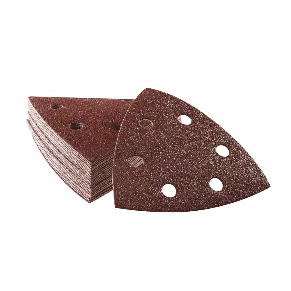Bosch 80-Grit Coarse Sanding Sheets, 3-1/2 in. x 3-1/2 in., 25-Pack