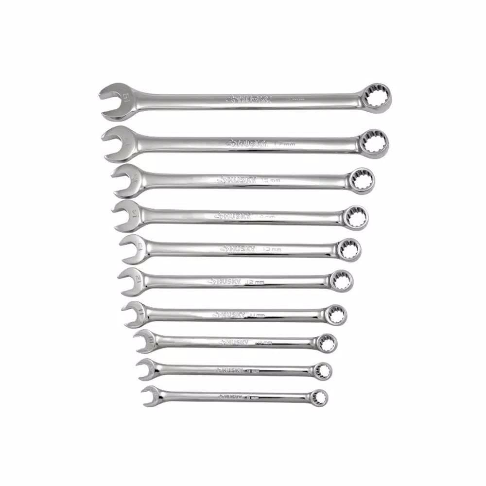 Husky 10-Piece Metric Universal Combination Wrench Set