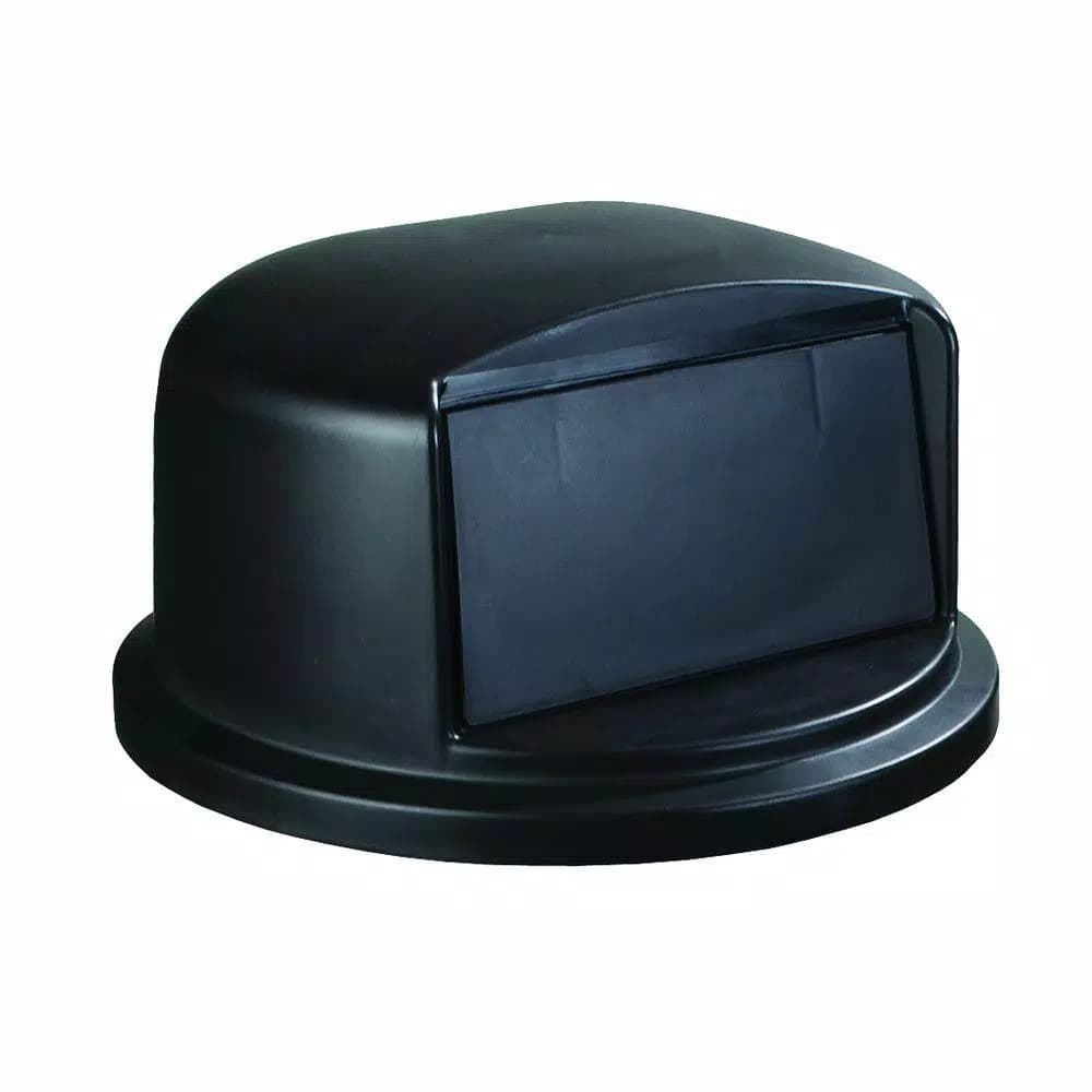 Carlisle Bronco Replacement Dome Lid for 44 or 55 Gal. Round Trash Cans, Black