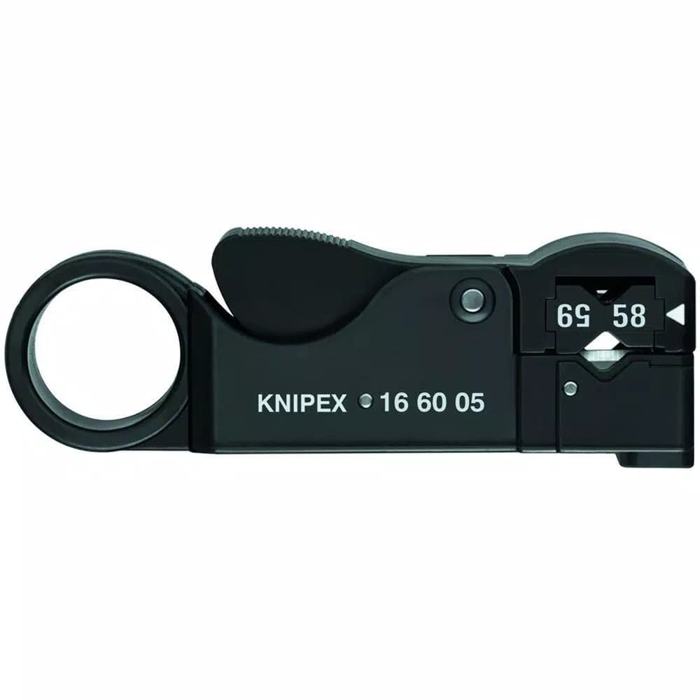KNIPEX 4-1/4 in. Coax Cable Stripper for RG 58, RG 59, and RG 62