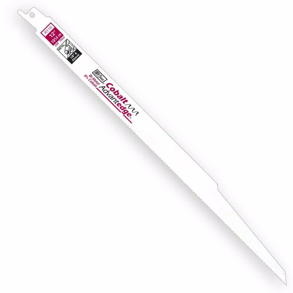 Ivy Classic 12 in. 10/14 TPI Bi-Metal Reciprocating Saw Blades for Metal and Plastic, 50-Pack