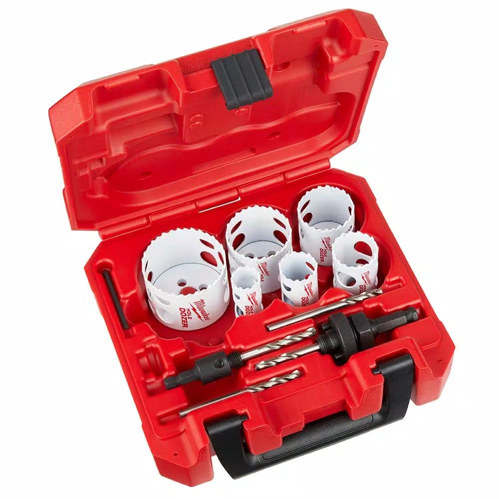 Milwaukee Hole Dozer Electricians Bi-Metal Hole Saw Set, 10-Piece