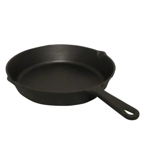 King Kooker 8 in. Pre-Seasoned Cast Iron Skillet, Black