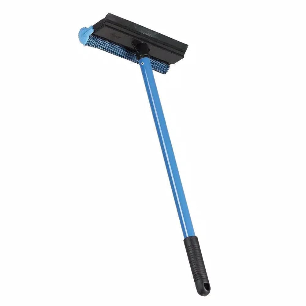 Ettore Auto Squeegee with 10 in. Scrubber and 20 in. Aluminum Handle