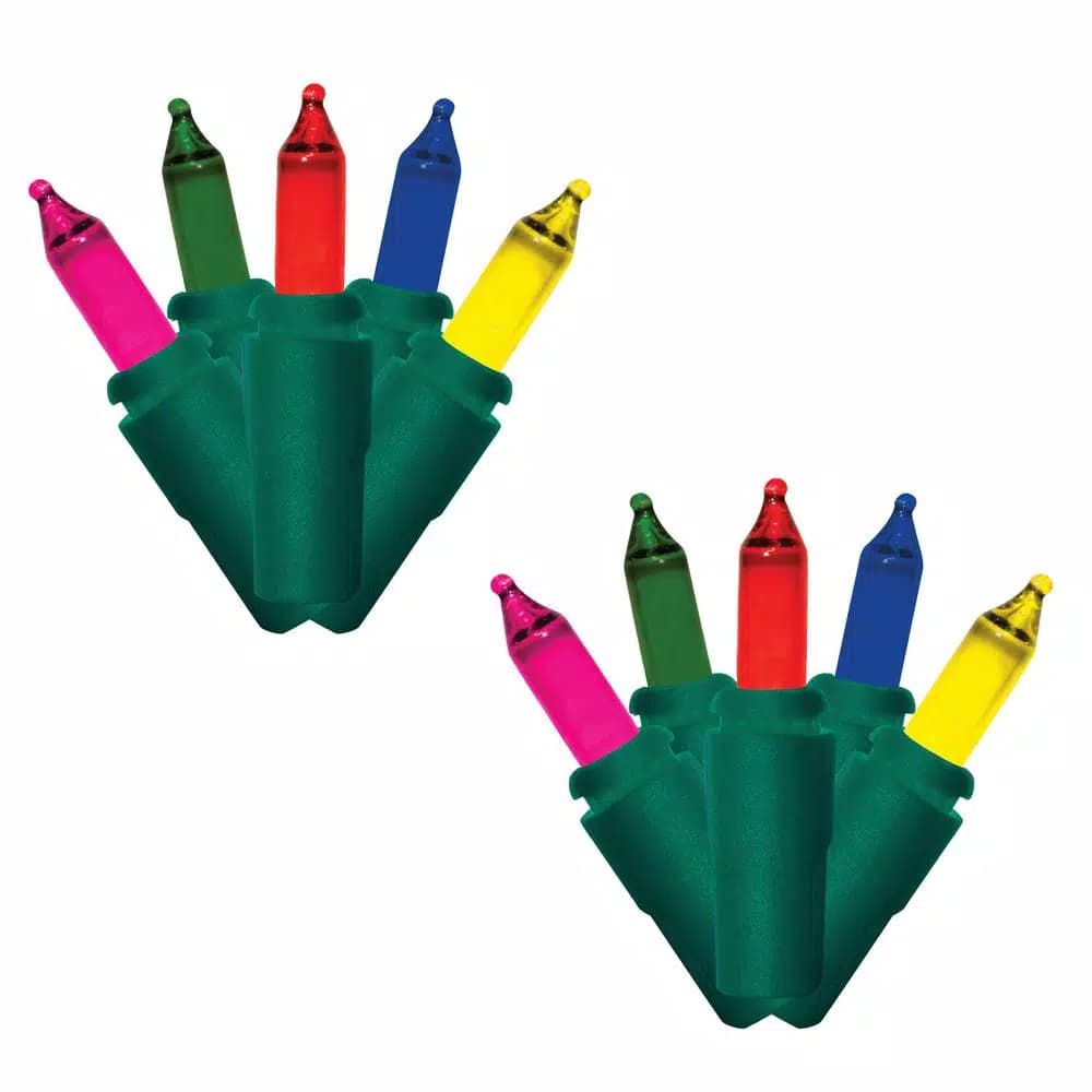 Brite Star 100-Light Multi-Color Mini String Lights, Box of 2 Sets