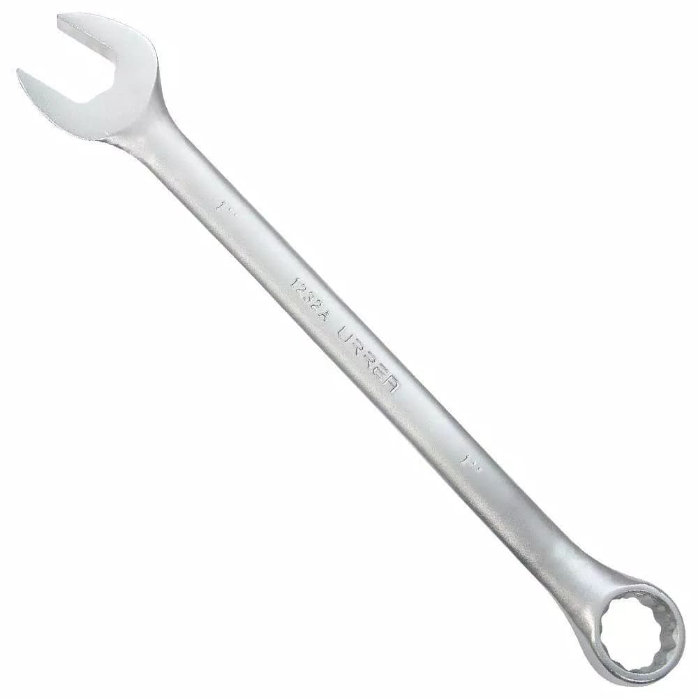 URREA 15/16 in. 12-Point Combination Chrome Wrench
