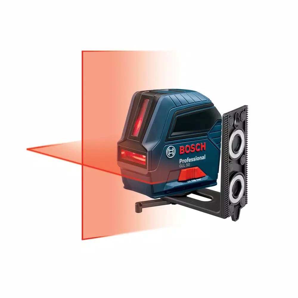 Bosch GLL 50 Self-Leveling Cross-Line Laser Level Kit with BM3 Positioning Device