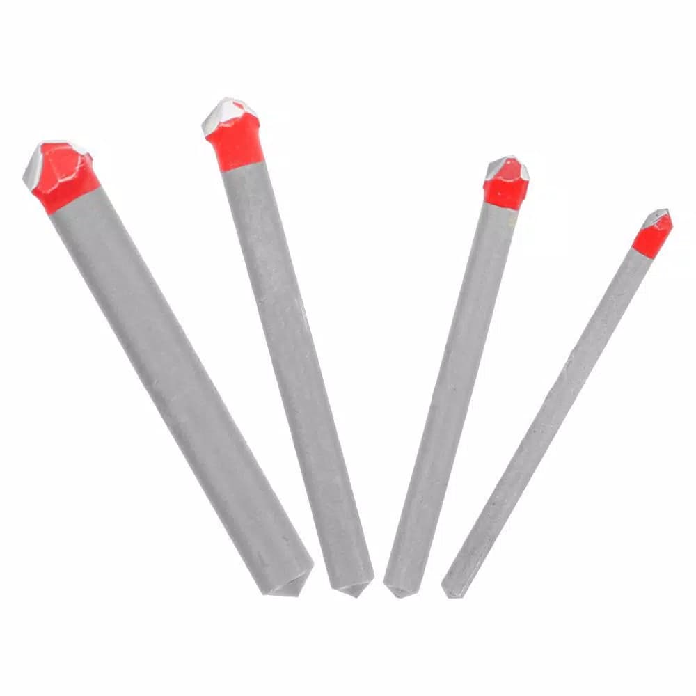 Diablo Tile and Stone Carbide Tipped Drill Bit Set, 4-Piece
