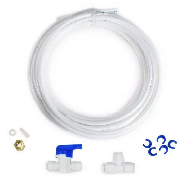 Olympia Water Systems Fridge and Ice Maker Connection Kit for Reverse Osmosis Systems, 1/4 in. Tubing