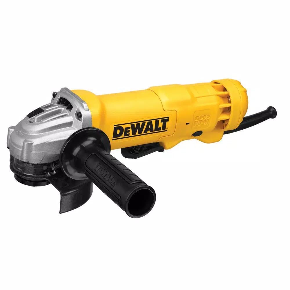 DEWALT DWE402 4-1/2 in. 11 Amp Corded Small Angle Grinder, 11,000 RPM