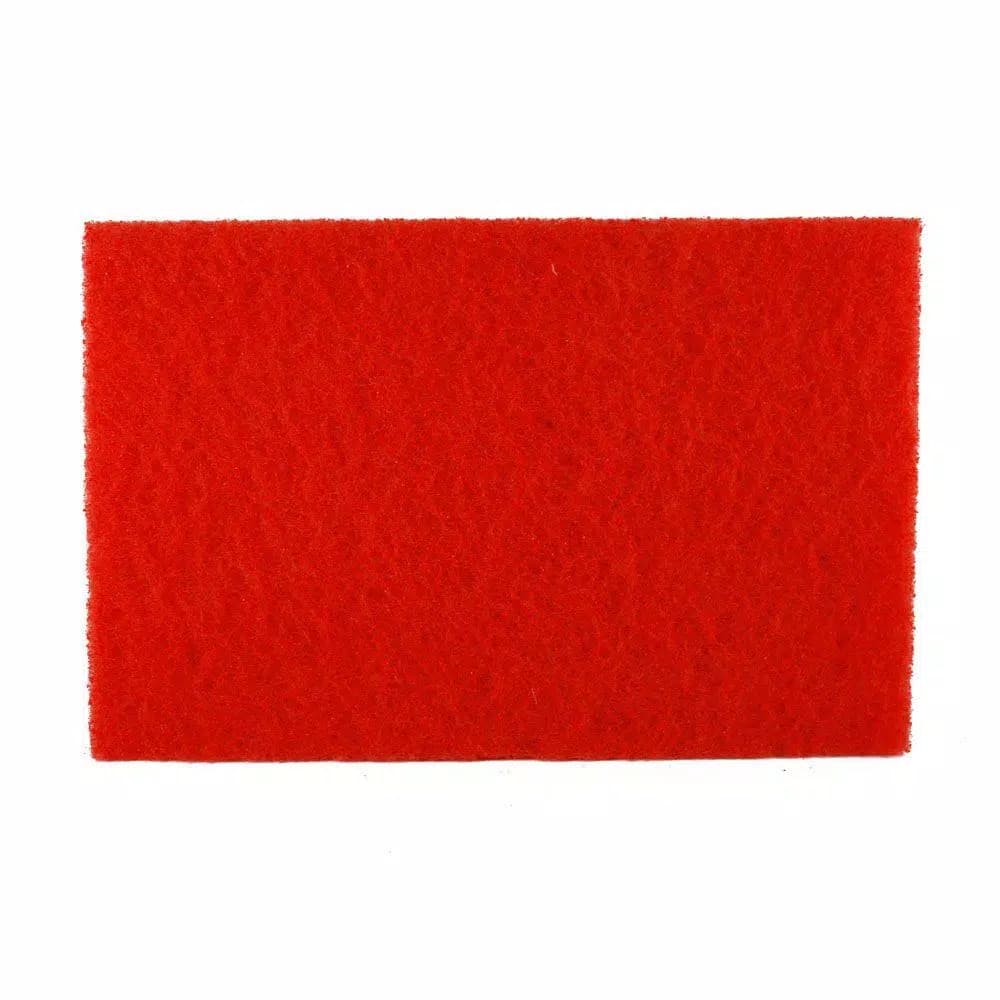 Diablo 12 in. x 18 in. Non-Woven Red Buffer Pad, 5-Pack