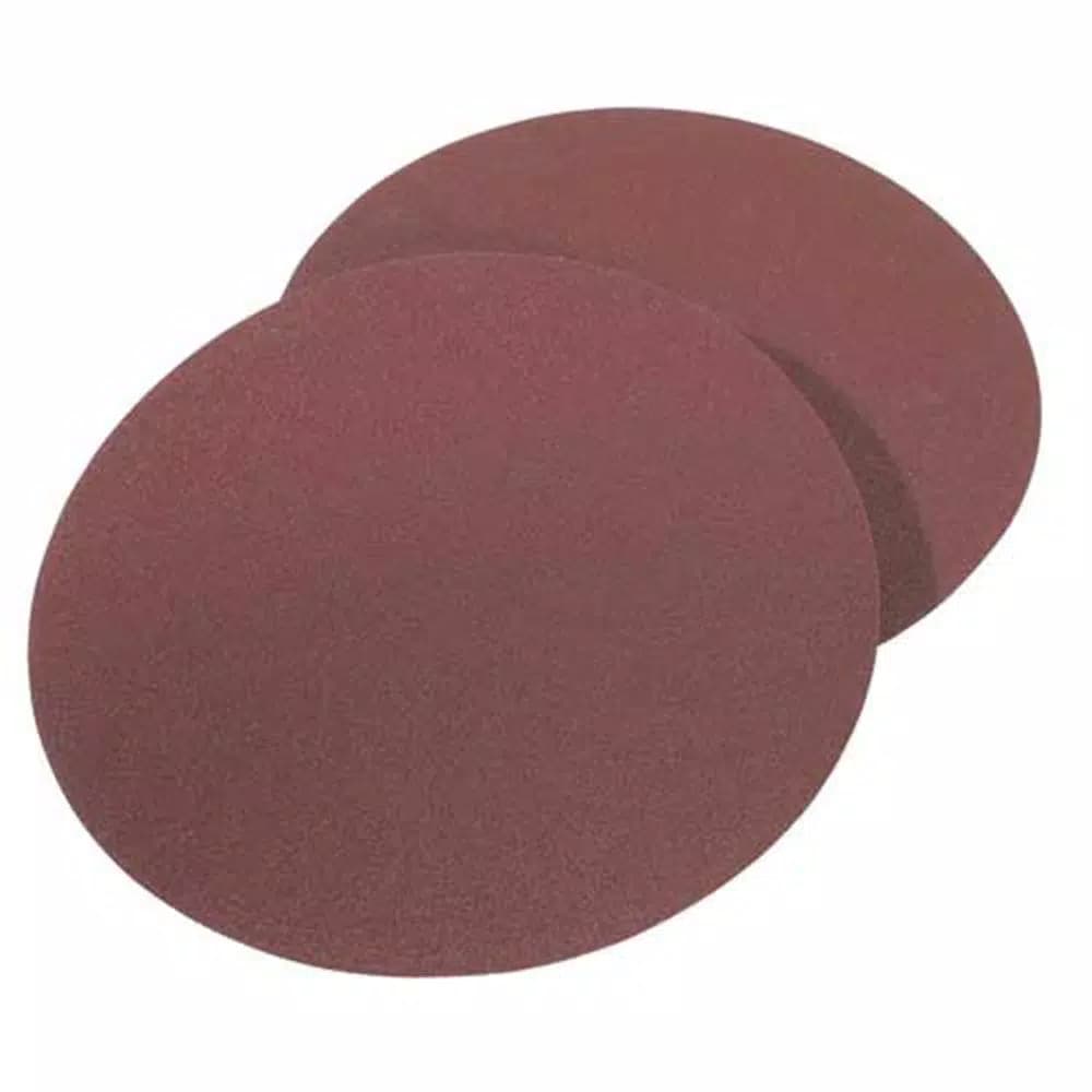 Delta 8 in. 120-Grit Aluminum Oxide Sanding Discs, Cloth-Backed, 2-Piece