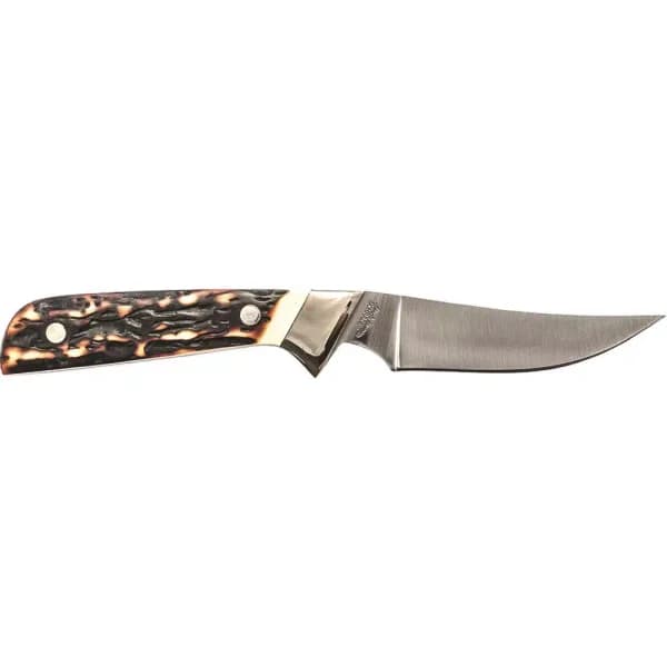 Schrade Uncle Henry Wolverine Full Tang Fixed Blade Knife with 7Cr17 Carbon Stainless Steel Clip Point Blade