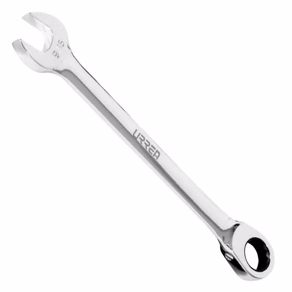 URREA 5/8 in. 12-Point Combination Ratcheting Wrench, Chrome Vanadium Steel