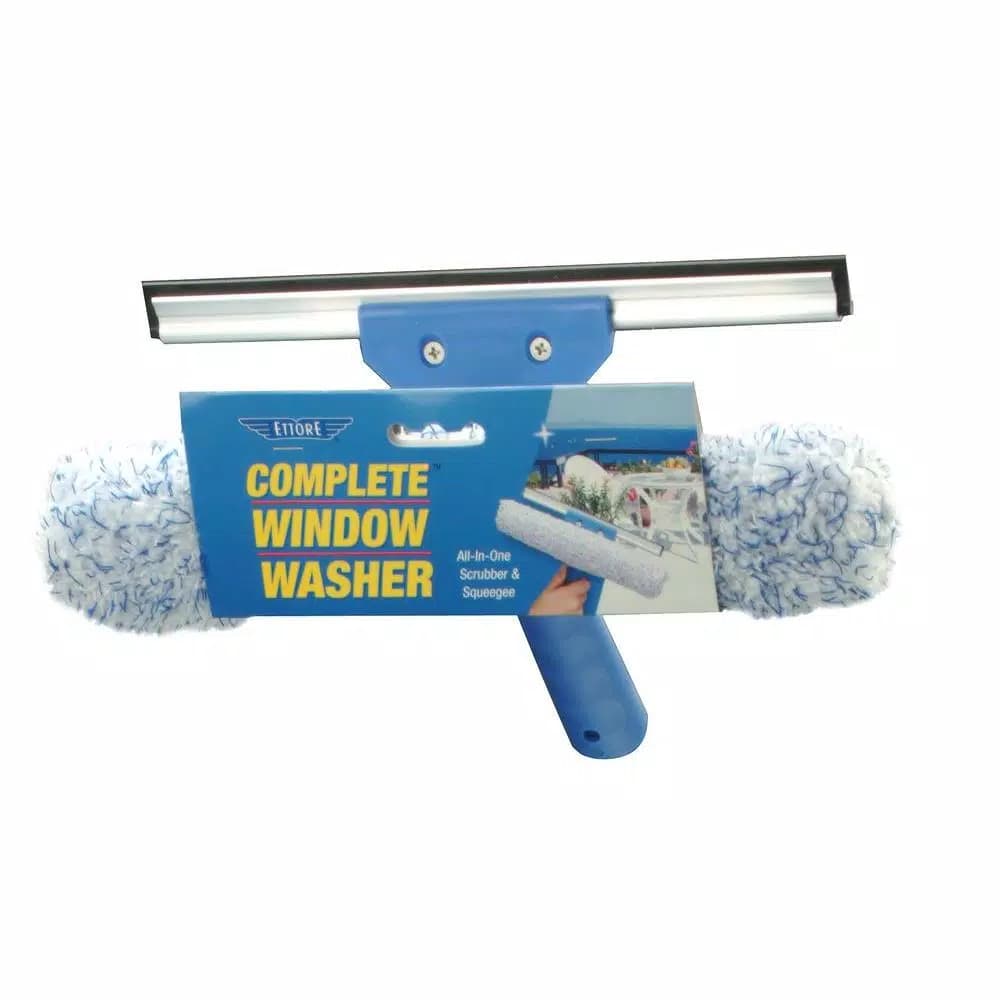 Ettore Complete Window Washer and Squeegee Combo Tool
