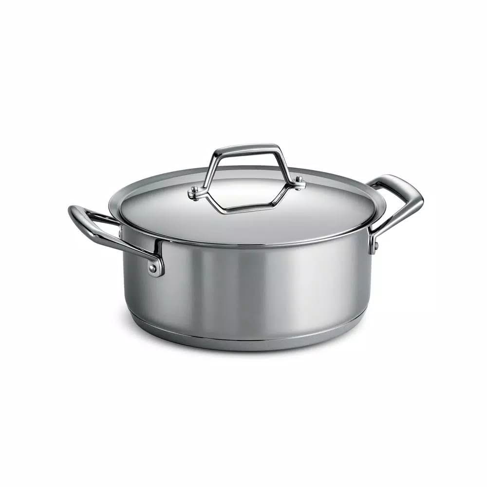Tramontina Gourmet Prima 5 Qt. Stainless Steel Dutch Oven with Lid