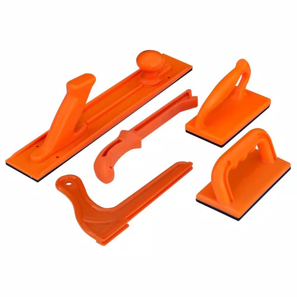 POWERTEC 5-Piece Plastic Safety Push Block and Push Stick Set