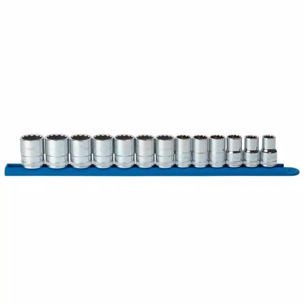 GearWrench 13-Piece 1/2 in. Drive 12-Point Metric Standard Socket Set