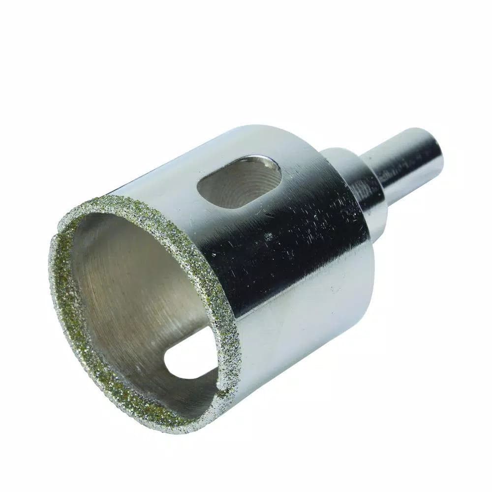 Rubi Easy Gres 2-1/2 in. Electroplated Diamond Drill Bit for Porcelain, Granite, Marble, and Glass
